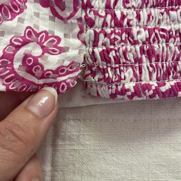 XSP Maeve by Anthropologie Pink Crop Blouse - Picture 9 of 10